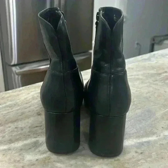 Cole Haan Women's Grand High Heel Boots leather Black Size 11B zip up inside - Picture 4 of 11